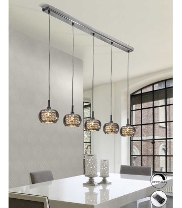 Suspension dimmable en acier ARIAN