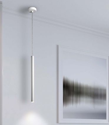 Suspension design VARAS Blanc 1-flamme